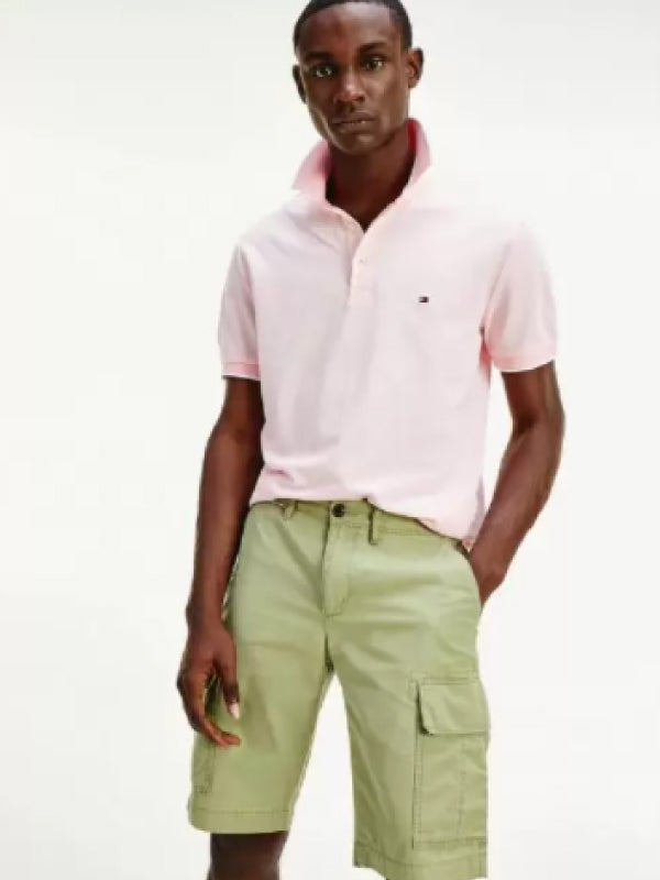 Th Cool Oxford Regular Polo PINK GRAPEFRUIT / L