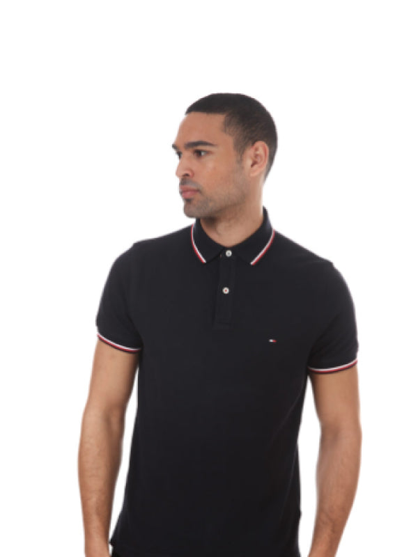 Core Tommy Tipped Slim Polo DESERT SKY / L