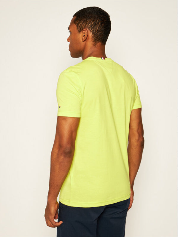 Abstract Stripe Tee LEMON LIME / L