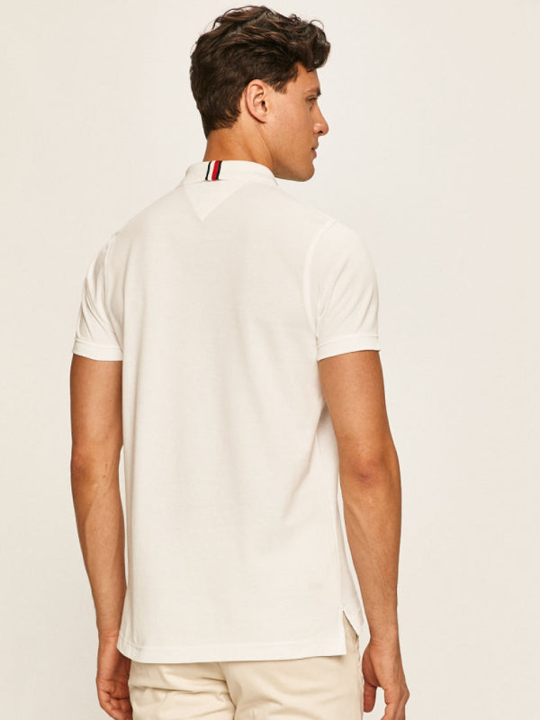 Icon Embroidery Slim Polo WHITE / L