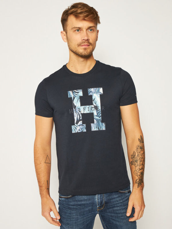 Floral H Tee DESERT SKY / L