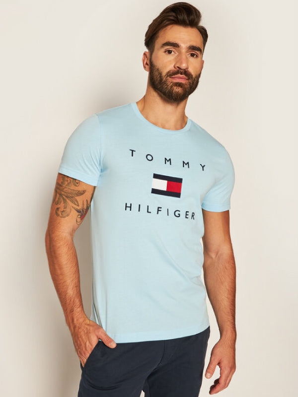 Tommy Flag Hilfiger Tee SAIL BLUE / L