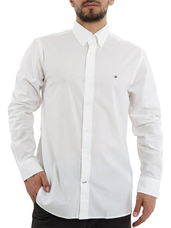 Peached Soft Poplin Shirt White / L