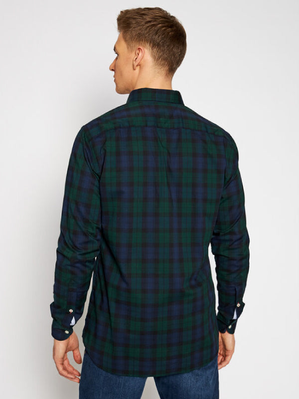 Flex Black Watch Check Shirt Hunter / Pitch Blue / Black / L