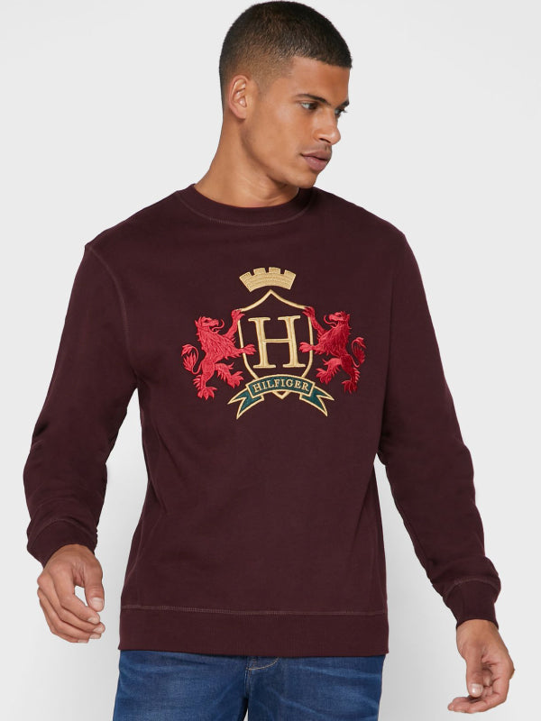 Icon Sweatshirt Deep Burgundy / L