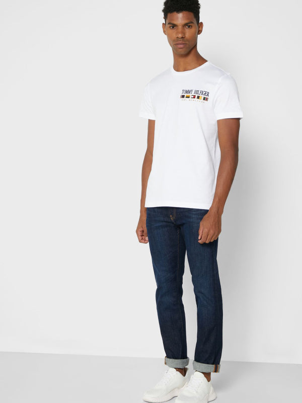 Rowing Flags Tee White / L