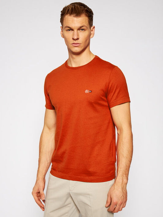 2 Mb Mesh Collar Tee Rooibos Tea / L