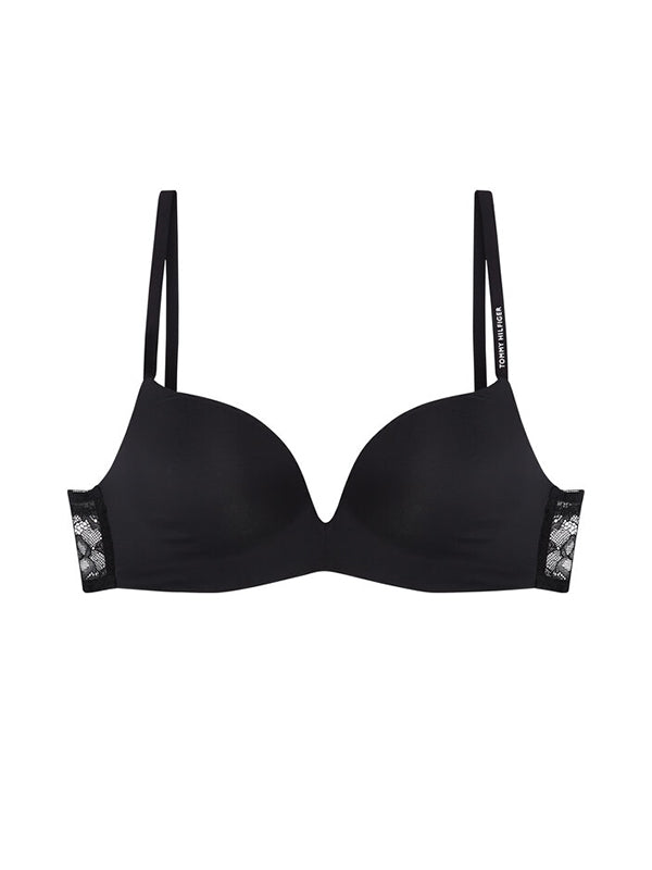 Wireless Push Up Bra PVH BLACK / B80