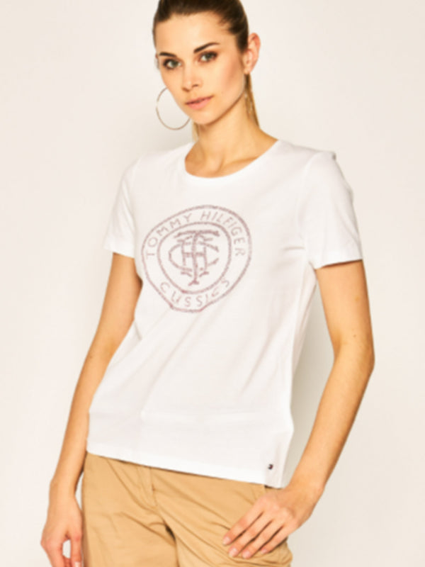 Tiara Regular Round-Nk Tee Ss WHITE / L