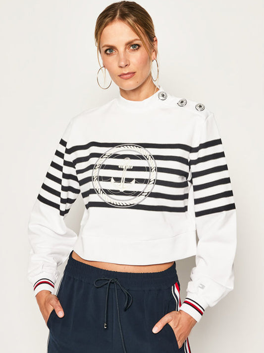 Icon High-Nk Sweatshirt Ls WHITE / L