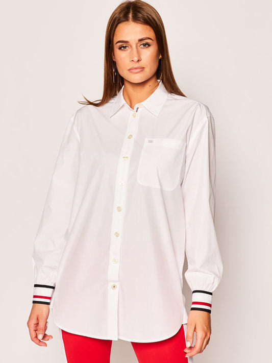 Icon Boyfriend Shirt Ls WHITE / 42