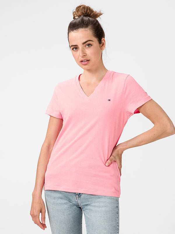 New V-Neck Tee PINK GRAPEFRUIT / L