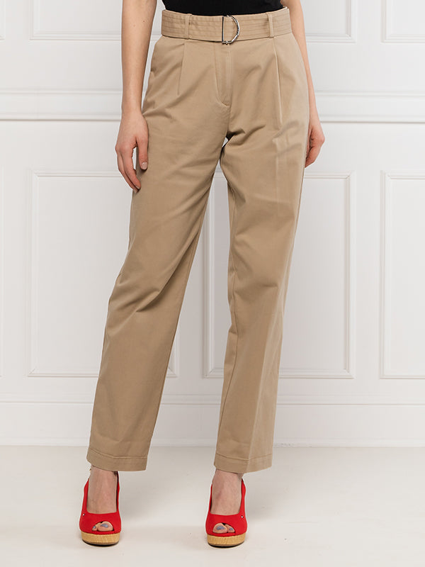 Th Ess Pima Cotton Tapered Pant BEIGE / 42