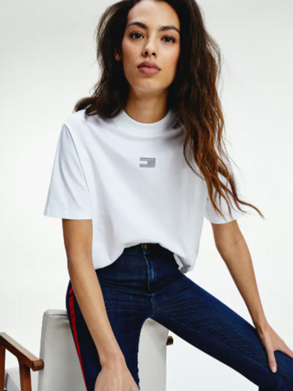 Icon High-Nk Tee WHITE / L