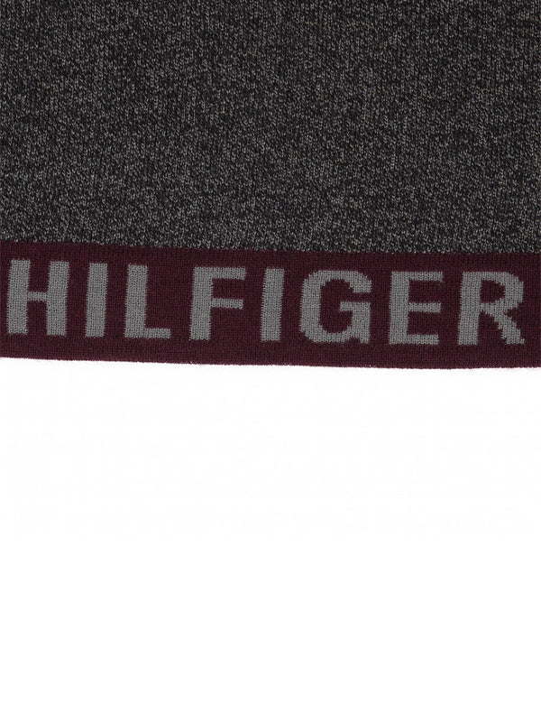 Hilfiger Selvedge Scarf Mid Grey Melange / OS