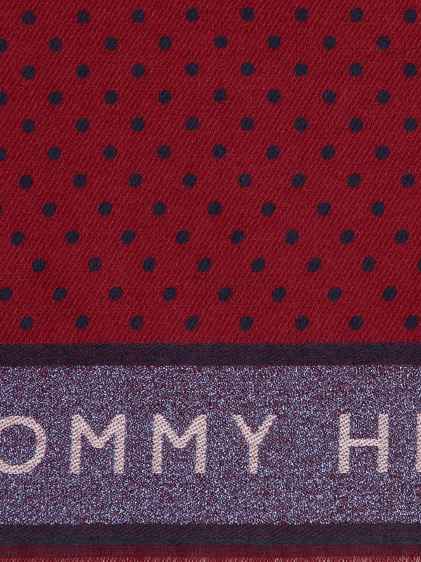 Tommy Selvedge Scarf Cabernet / Tommy Navy / OS