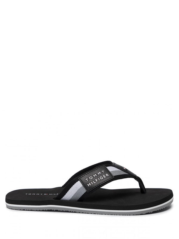 Hilfiger Badge Beach Sandal BLACK / 42