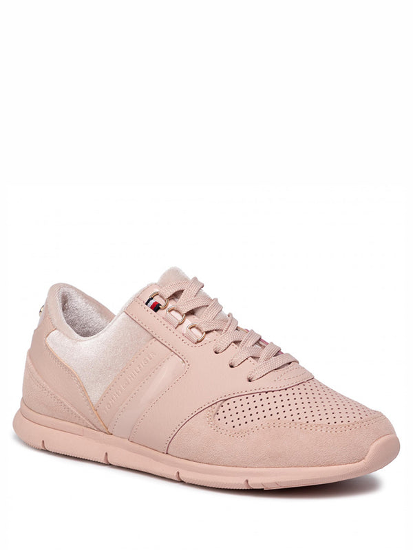 Velvet Lace Light Weight Sneaker Cameo Rose / 41