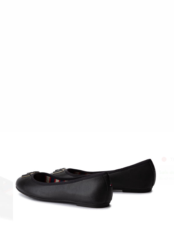 Essential Leather Ballerina BLACK / 41