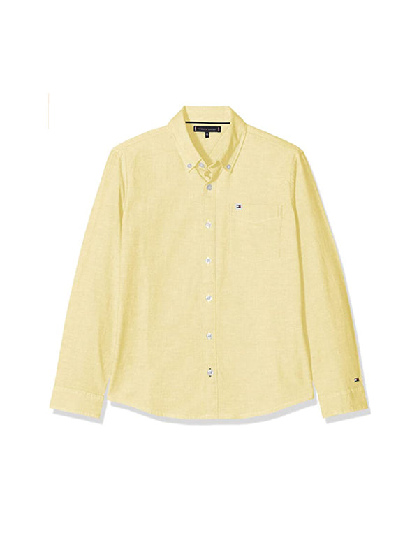 Solid Oxford Shirt Aspen Gold / 10