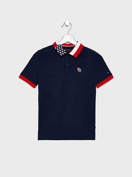 Stars & Stripes Polo S/S Black Iris / 10