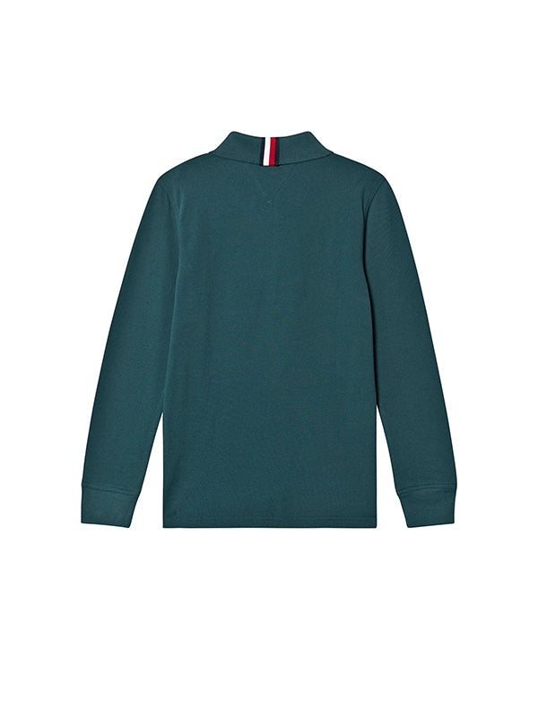 Colorblock Polo L/S Atlantic Deep / 10