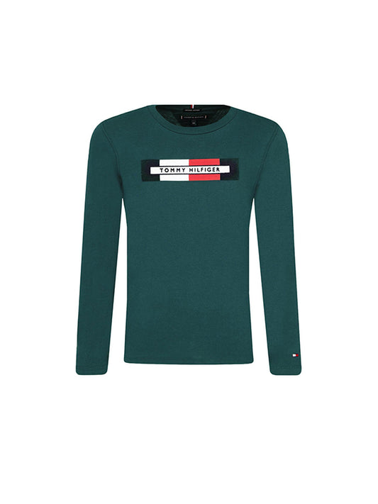 Essential Hilfiger  Logo Tee L/S Atlantic Deep / 10