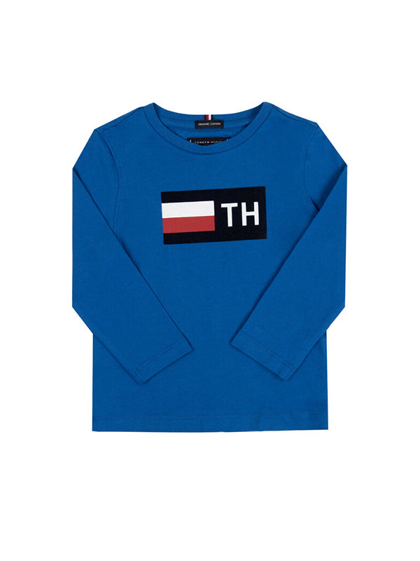 Th Flock L/S Tee Olympian Blue / 10