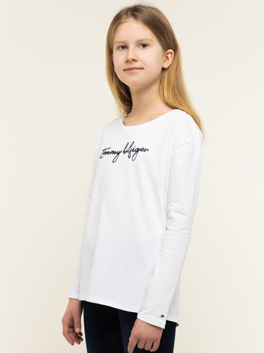 Sequins Graphic Tee L/S Bright White / 10