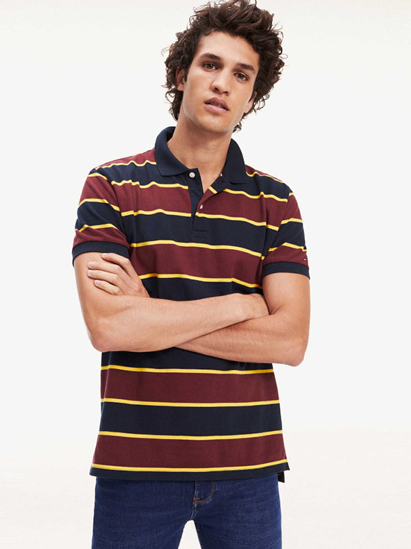 Structure Multi Color Reg Polo TAWNY PORT / SKY CAPTAIN / MULTI / L