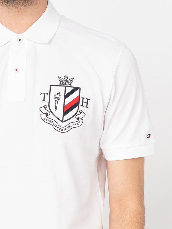 Solid Badge Regular Polo BRIGHT WHITE / L