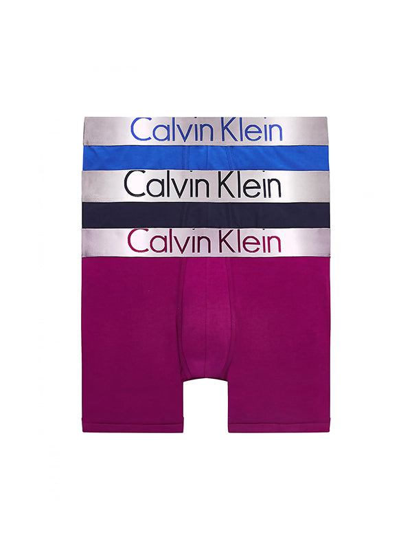 Boxer Brief 3Pk LOST BLUE/ INEZ BLUE/ DEEP MAGENTA / L