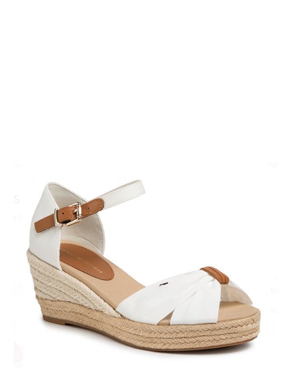 Basic Open Toe Mid W Ivory / 36