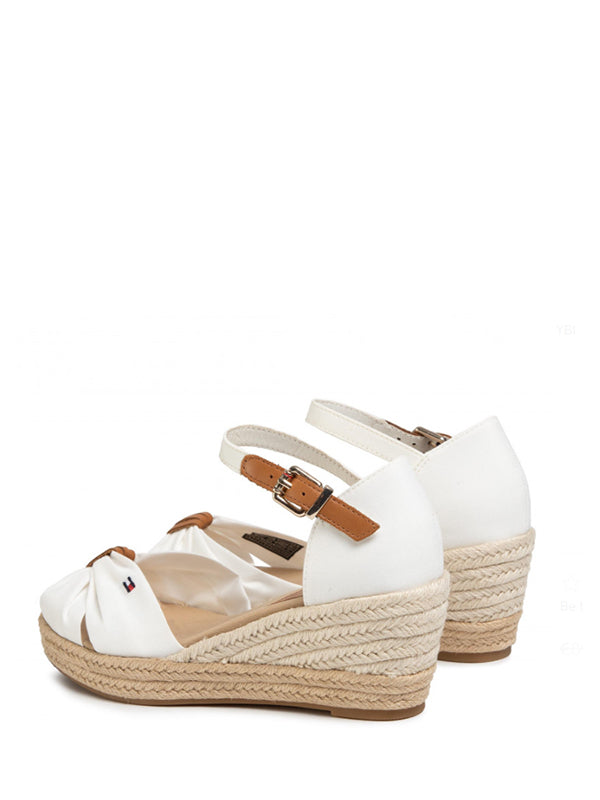 Basic Open Toe Mid W Ivory / 36