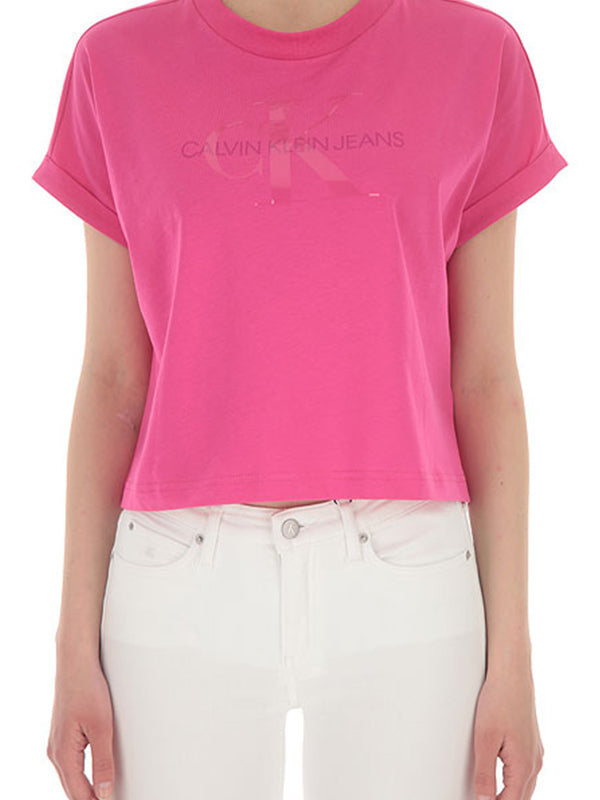 Tonal Monogram Tee Party Pink / L