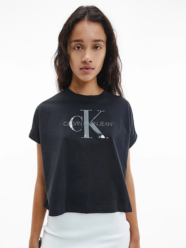 Tonal Monogram Tee Ck Black / L