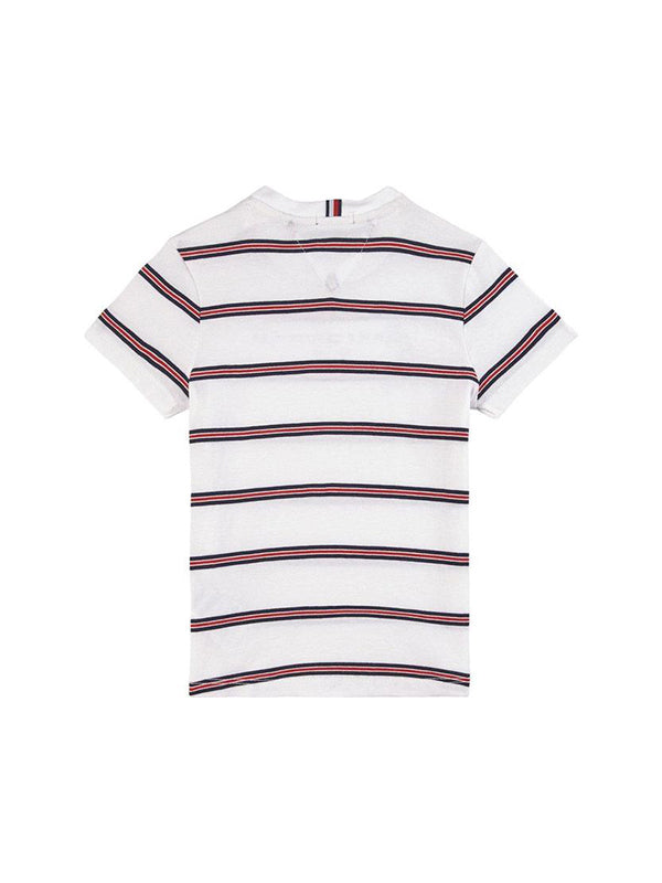 Essential Stripe Tee White / 10