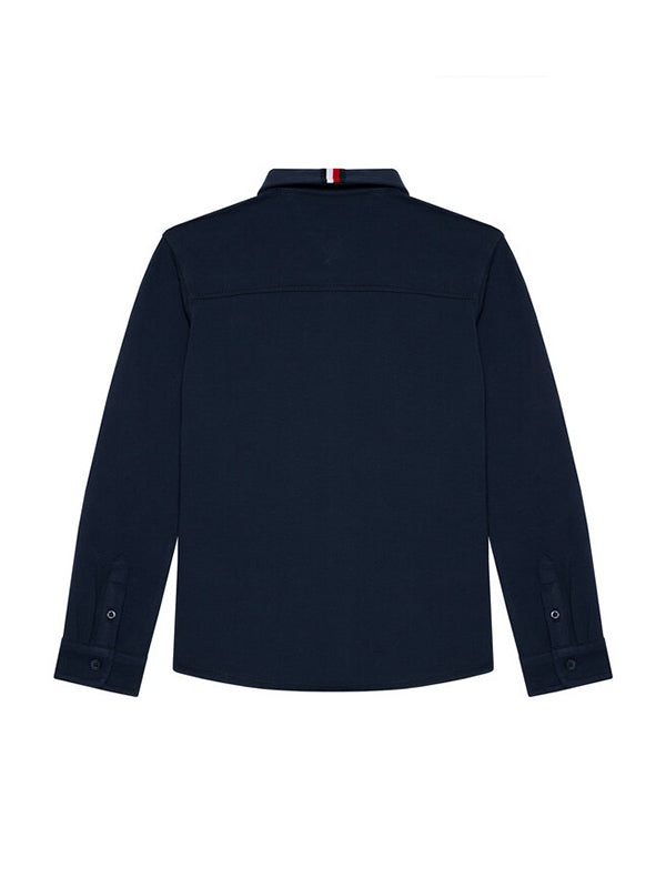 Stretch Pique Shirt Twilight Navy / 10