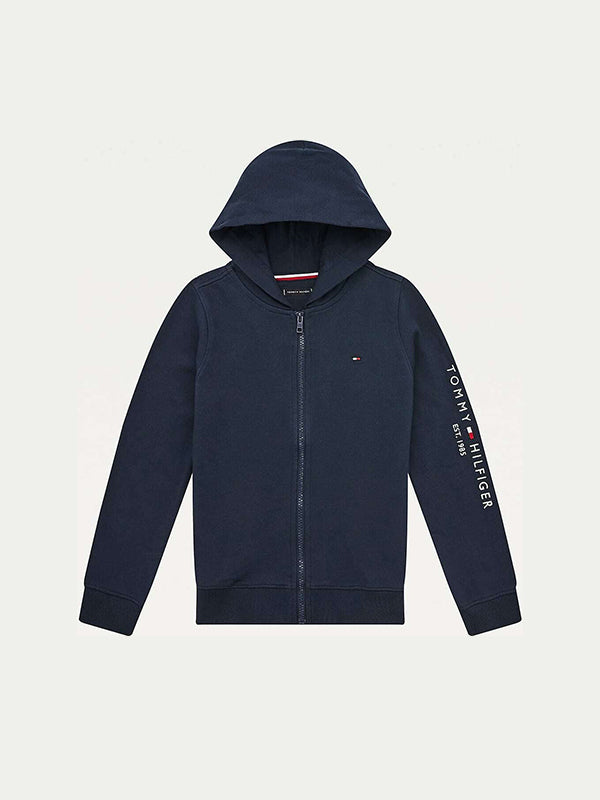 Essential Hooded Zip Twilight Navy / 10