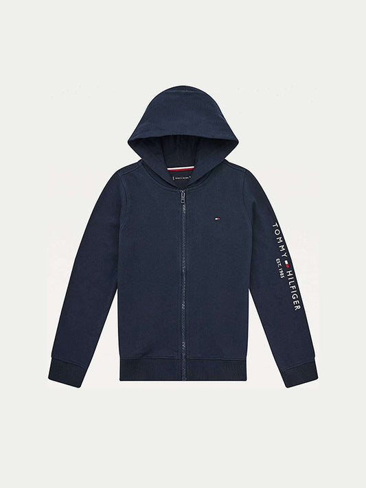 Essential Hooded Zip Twilight Navy / 10