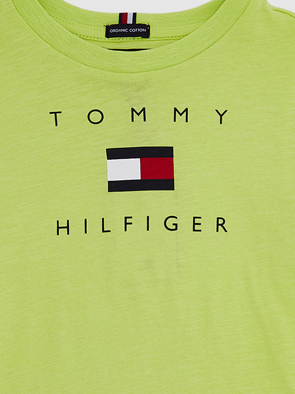 Hilfiger Logo Tee S/ Sour Lime / 10