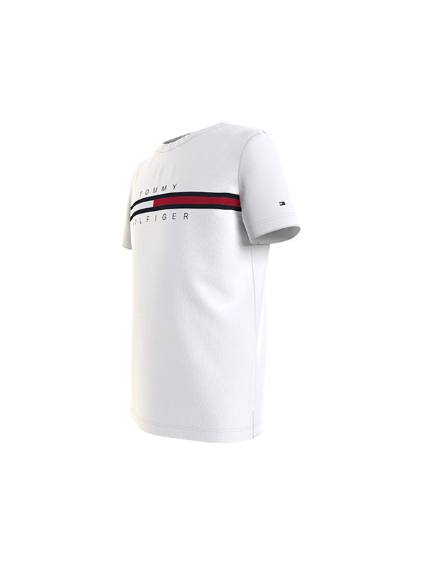 Flag Rib Insert Tee White / 10