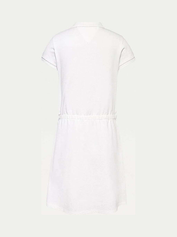 Pique Polo Dress S/S White / 10