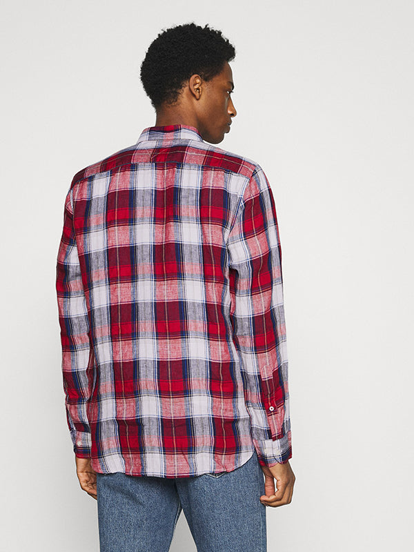 Linen Tartan Check S Arizona Red / Multi / L