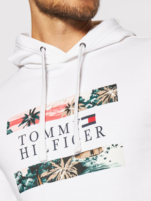 Hawaiian Flag Hoody White / L