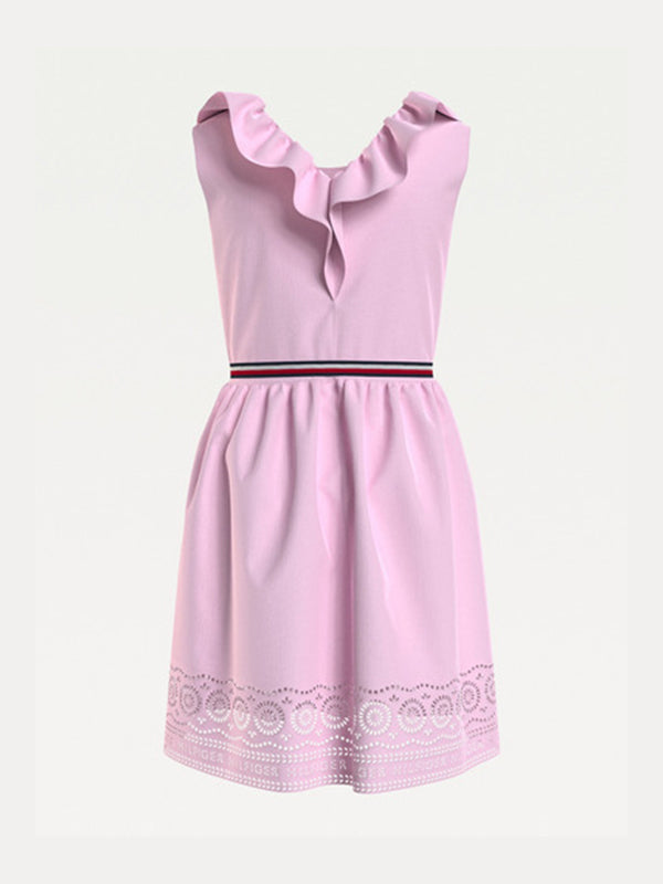 Shiffley Hem Dress S Pink Breeze / 4