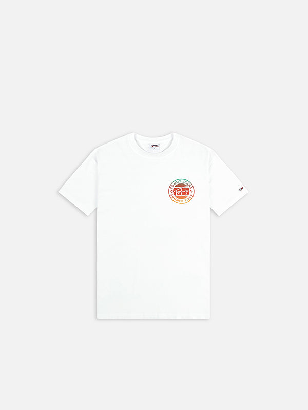 Tjm Circular Graphic White / L