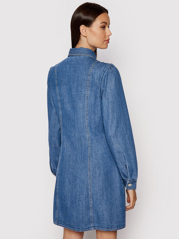 Tjw Chambray Shirt D Mid Indigo / L