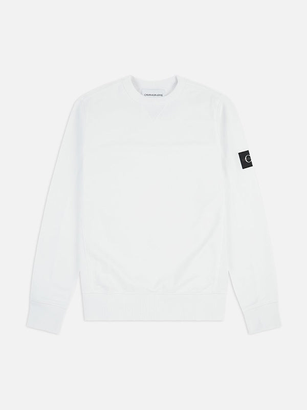 Monogram Sleeve Badg Bright White / L