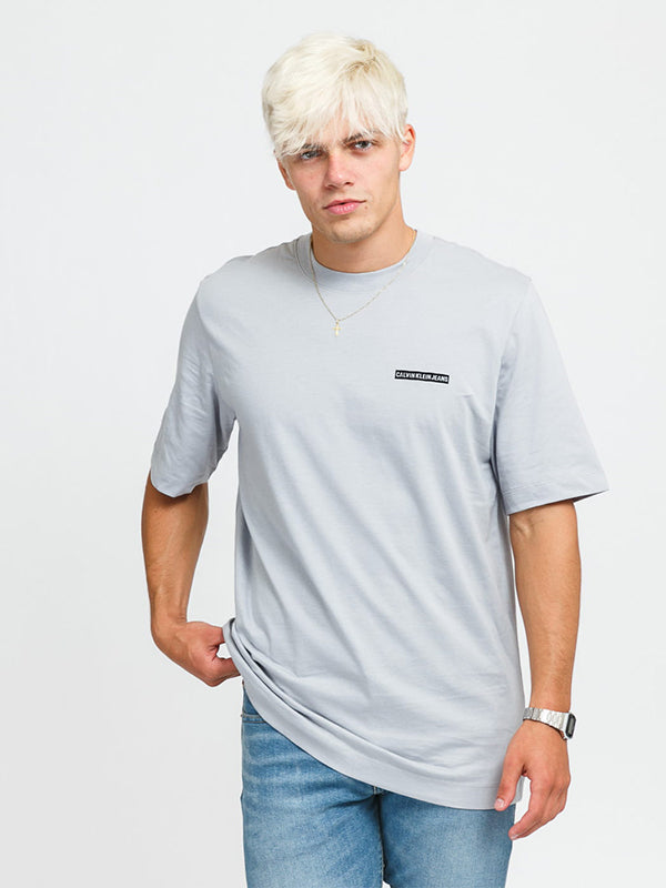 Micro Flock Box Tee Marble Grey / L